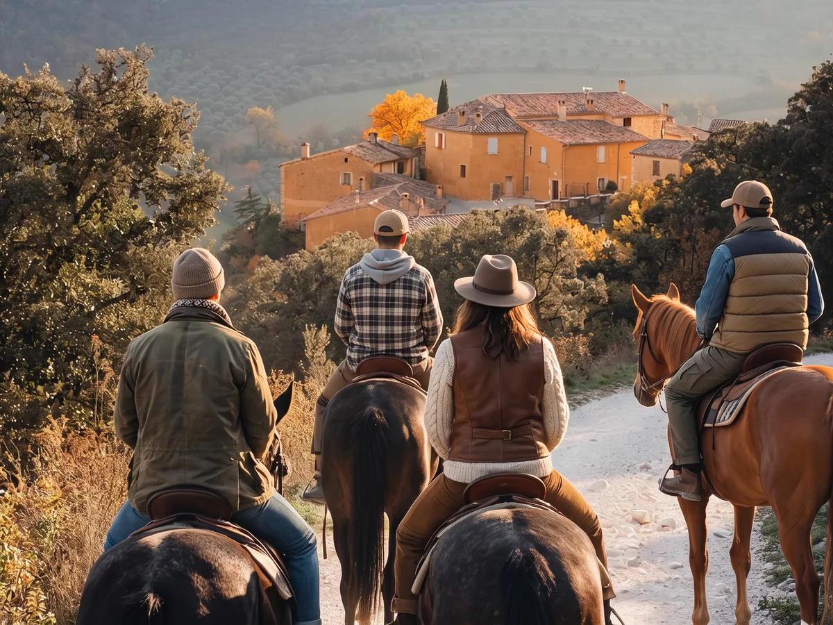 Balade à cheval dans la Drôme, autour de Montboucher-sur-Jabron
