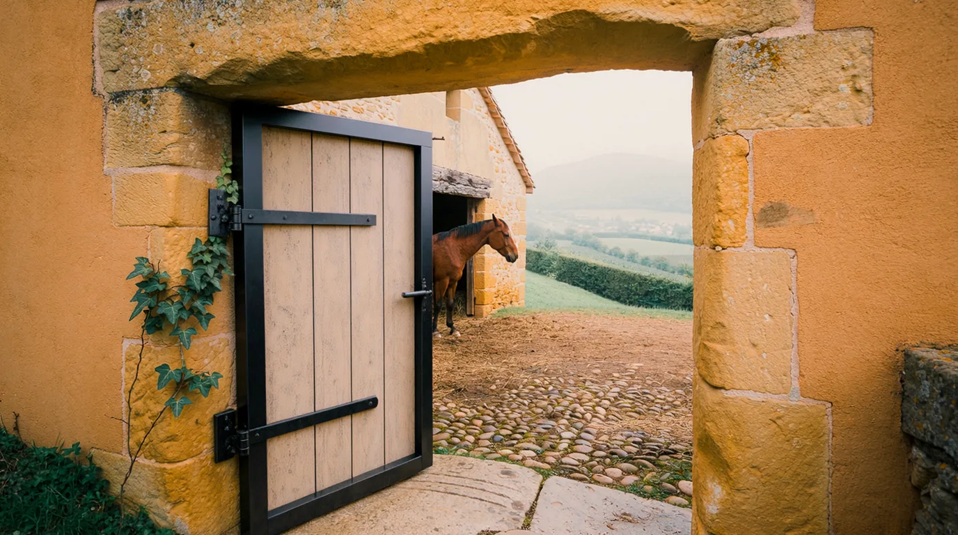 Entrée, Domaine équestre Saint-Martin, centre équestre à Montboucher-sur-Jabron