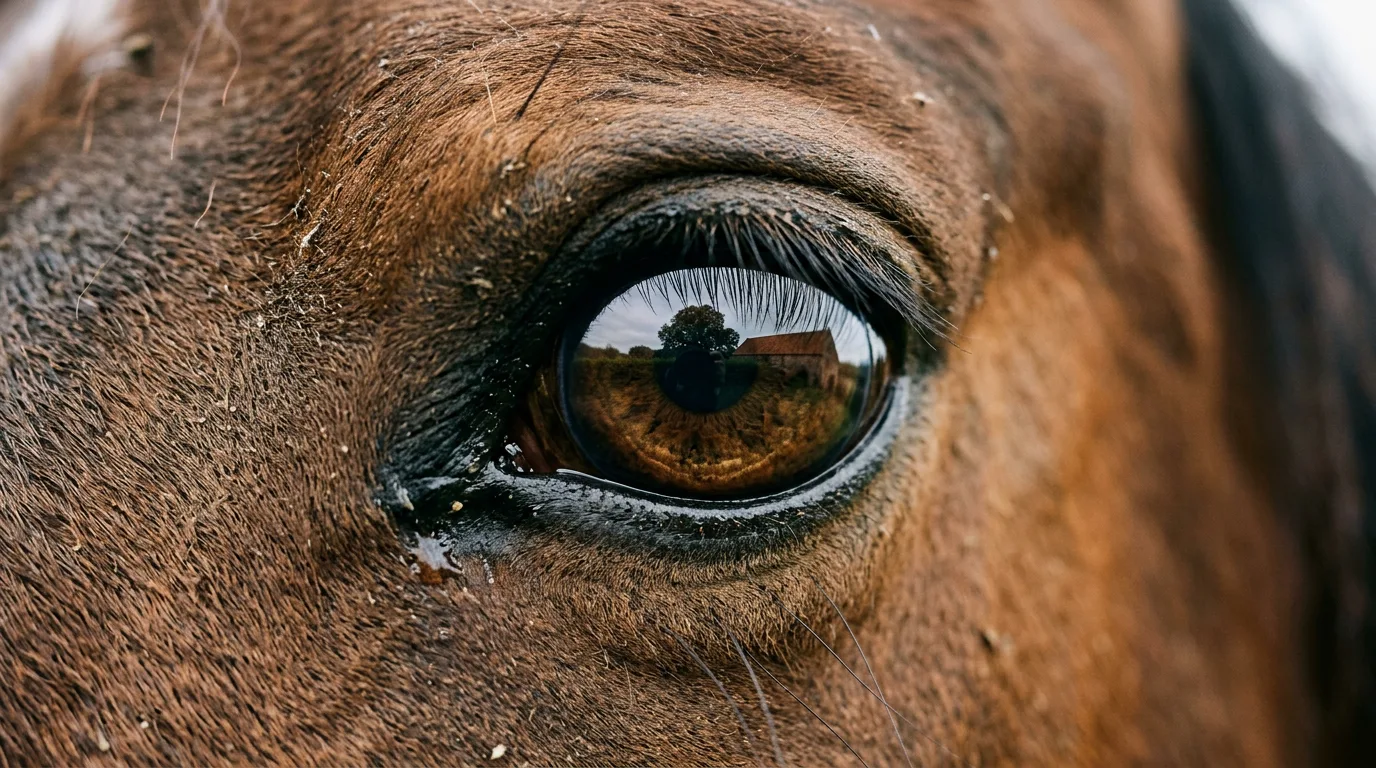Un regard de cheval, Domaine équestre Saint-Martin, Montboucher-sur-Jabron